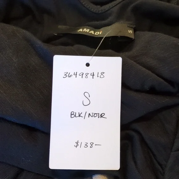 NWT Anthropologie Amadi Lola Black & Tan A-Line Dress Size S - Picture 5 of 9